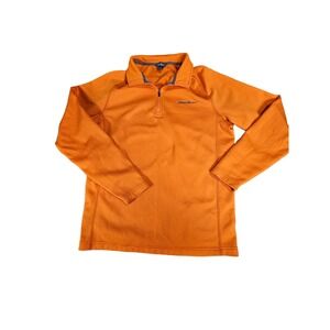 Men’s orange small Eddie Bauer half zip pullover